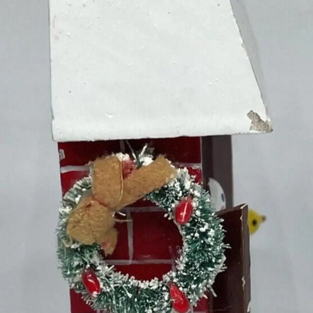 Chimney Bird Wreath Santas Boot 6